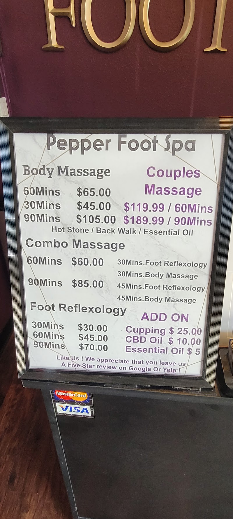Pepper foot spa, massage spa in Garland, TX, photo 2 of 10