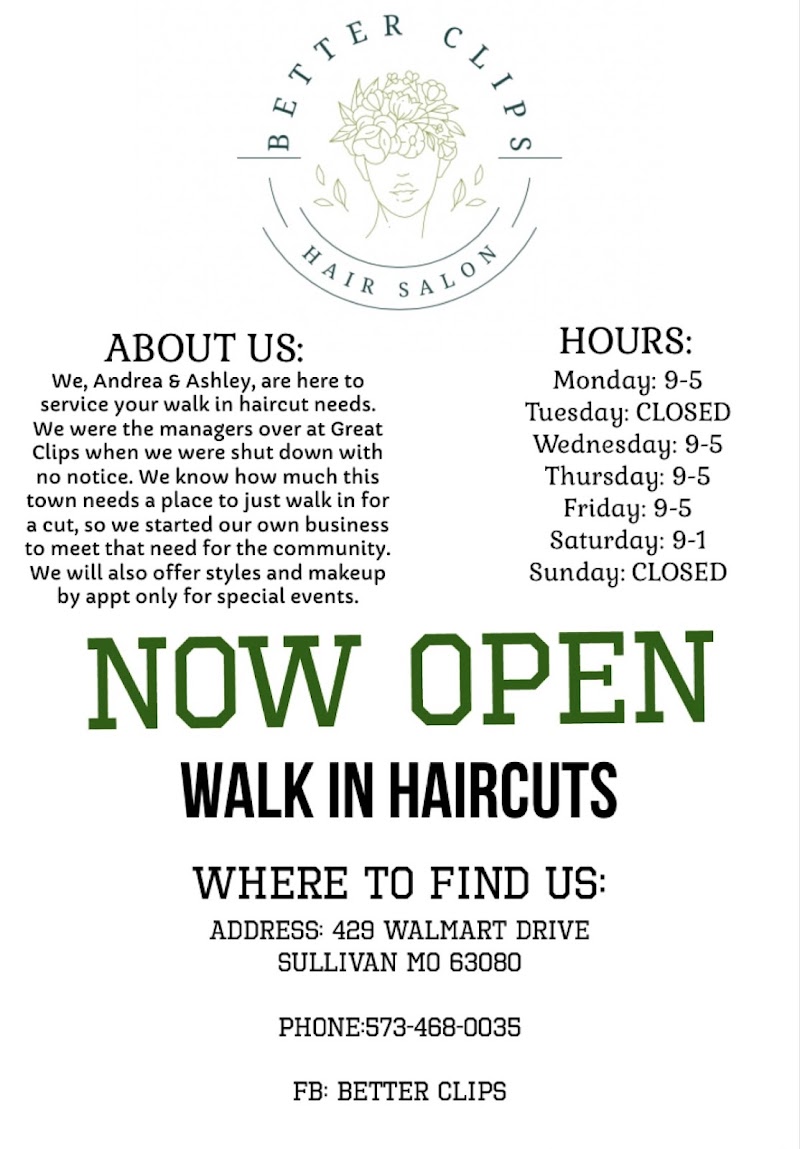 Better Clips, hair salon in Sullivan, MO, photo 2 of 10