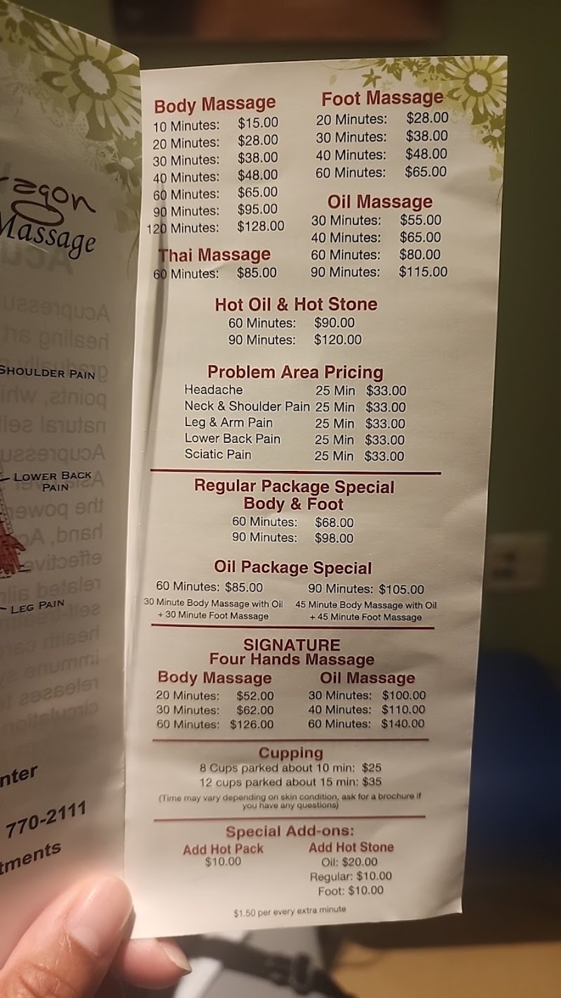 New Dragon massage Solano town center, massage spa in Fairfield, CA, photo 5 of 10