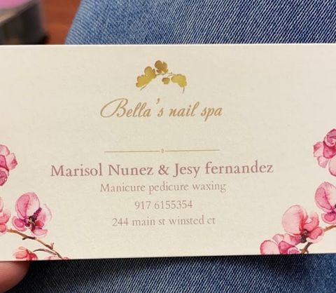 Bella’s nails spa, nail salon in Winchester, CT