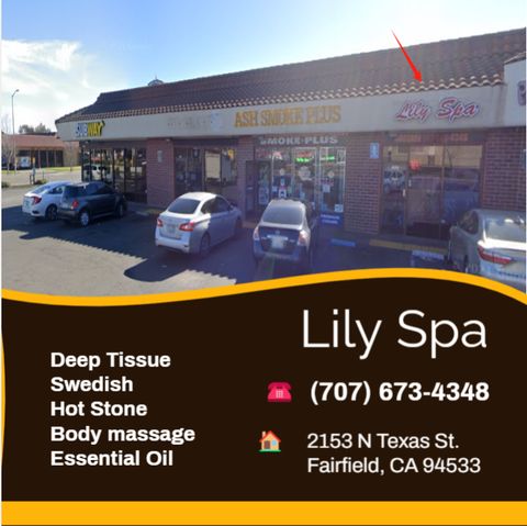 Lily Spa, massage spa in Fairfield, CA