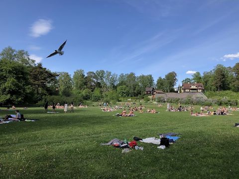 Lyssnaängsbadet, spa in Uppsala, Sweden