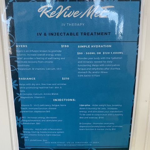 Revive Mee IV Therapy, spa in Stratford, CT