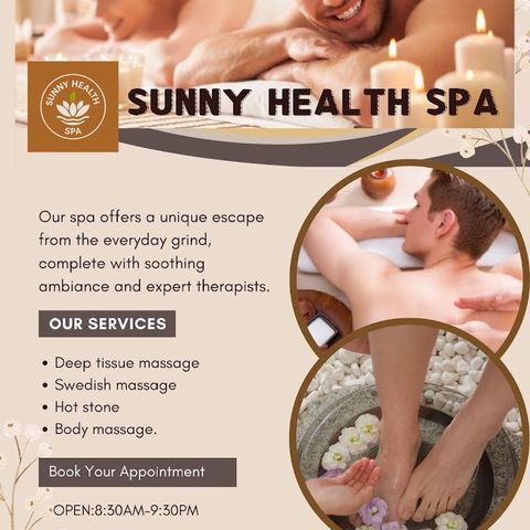 SUNNY HEALTH SPA, massage spa in Portsmouth, VA